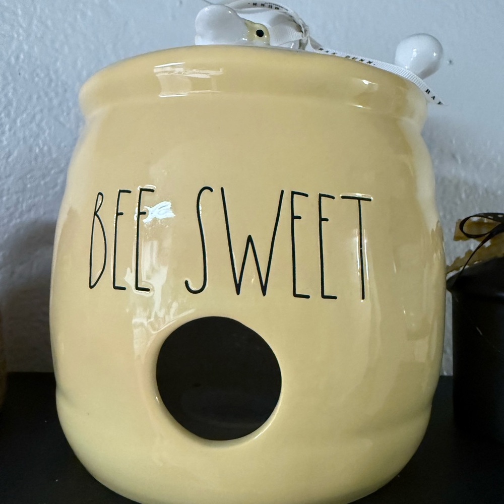 COPY - Yellow and Black Decorative Beehive Container